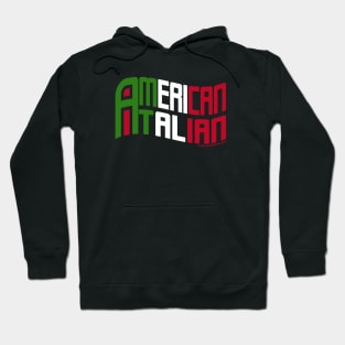 American Italian Flag Hoodie